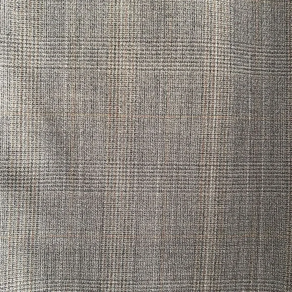 Men's Gray Glen Plaid Flat Front Mid-Rise Dress Pants Size 42